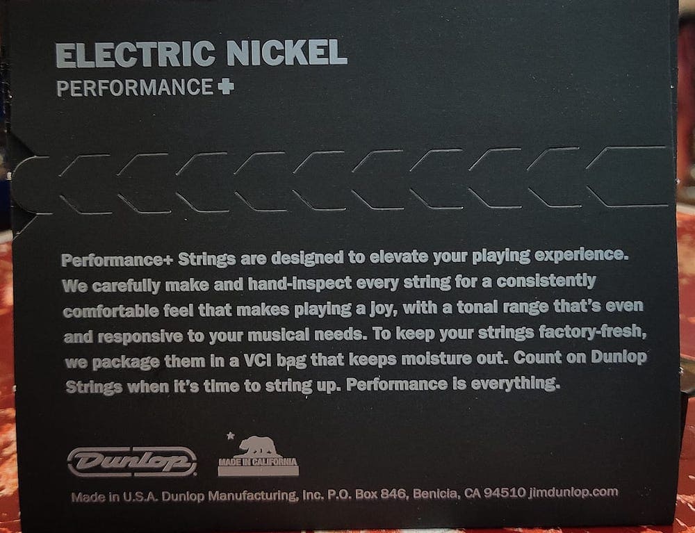 Dunlop Performance+ Guitar Strings Pack