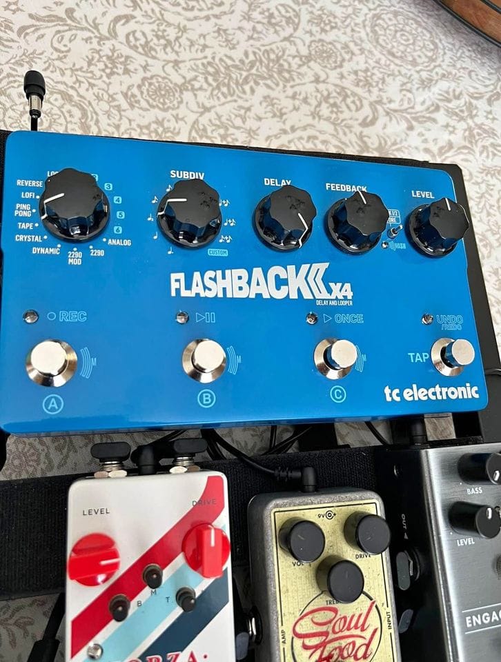 TC Electronic Flashback 2 X4 as a part of my pedalboard