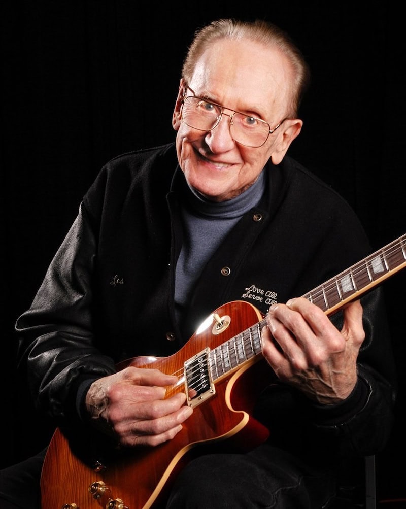 Les Paul with a Les Paul Guitar