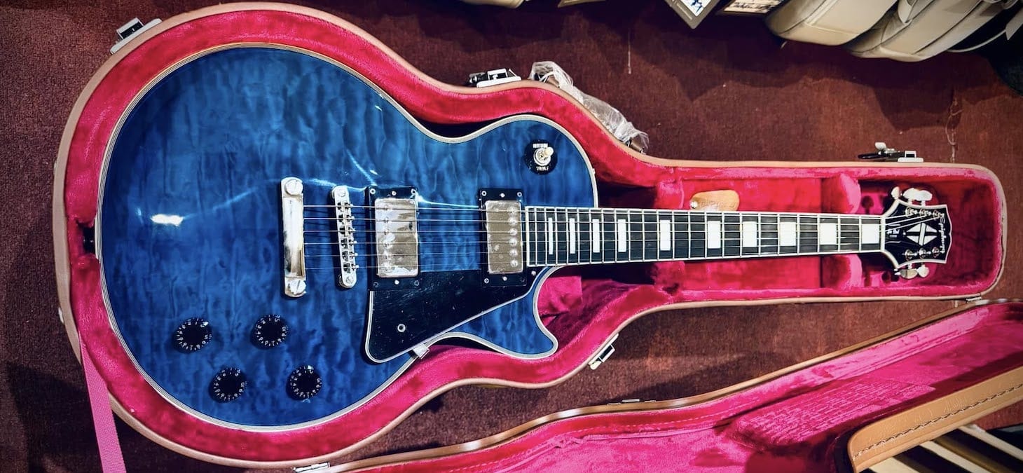 Epiphone Les Paul Custom Viper Blue